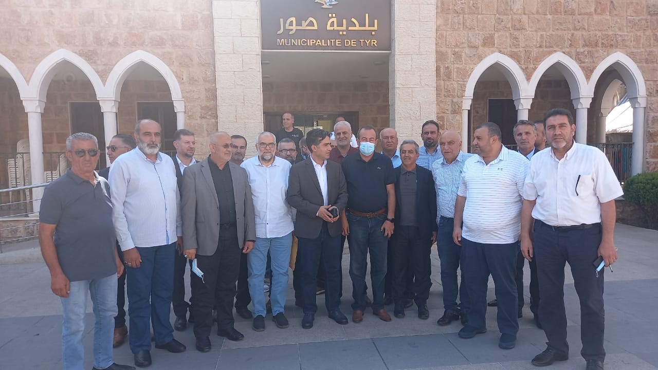 جولة الوزير علي حمية في جنوب لبنان